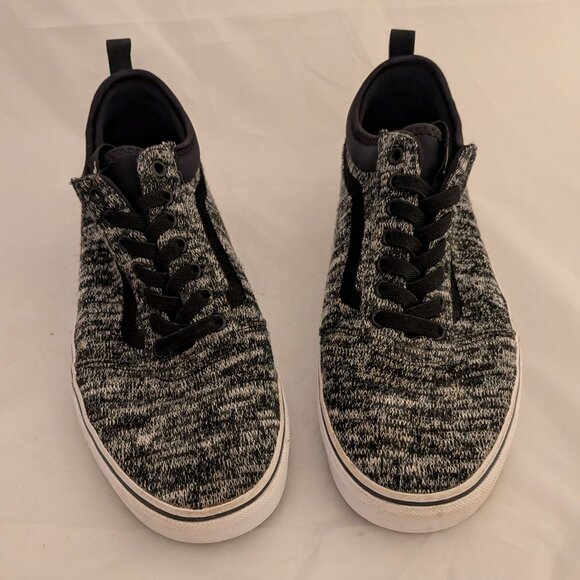 Vans Men's Ward Skate Shoes Size 9.5 Slip on Woven Gray Black - Picture 3 of 8